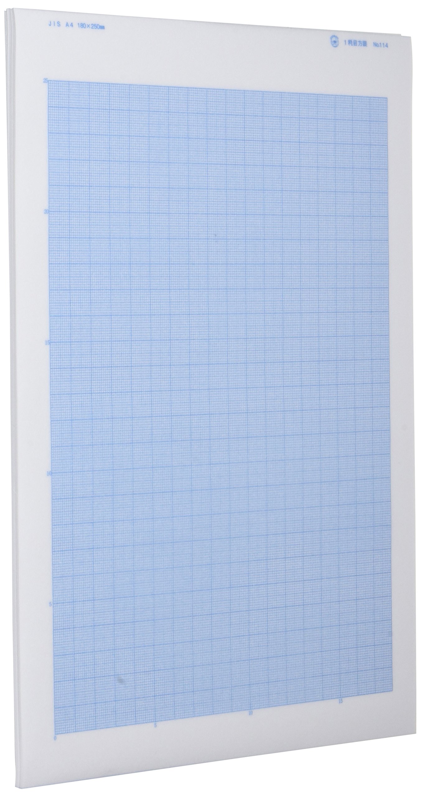 Amazon.co.jp: オストリッチ A4 1ミリ方眼紙 トレスブルー 100枚パック